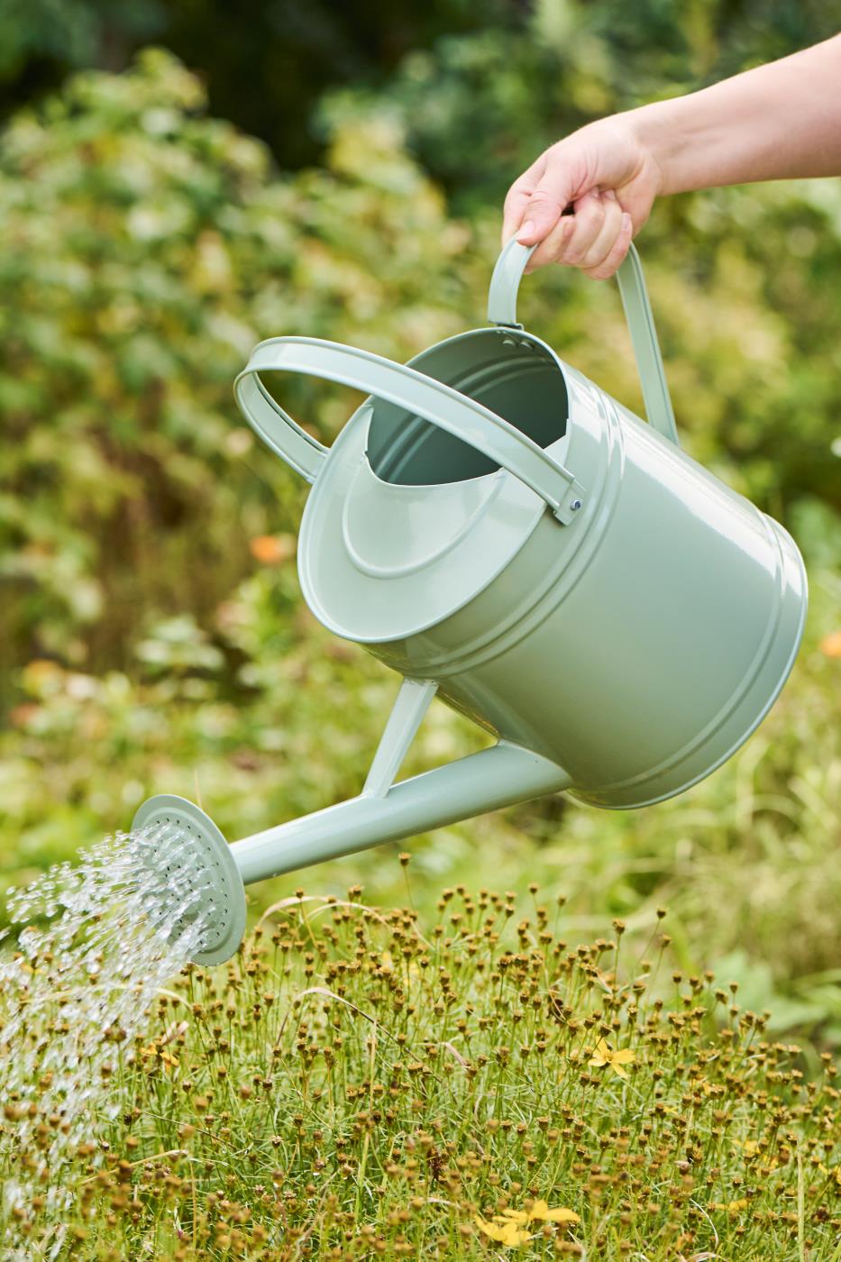 Frisk lysegrøn vandkande med sort spreder på 6,3 liter - køb hos butikalrum.dk