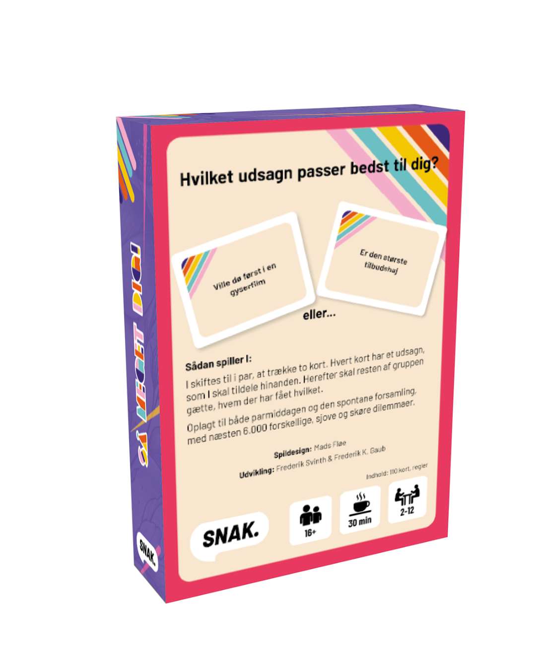 Snak spillekort - Så meget dig!