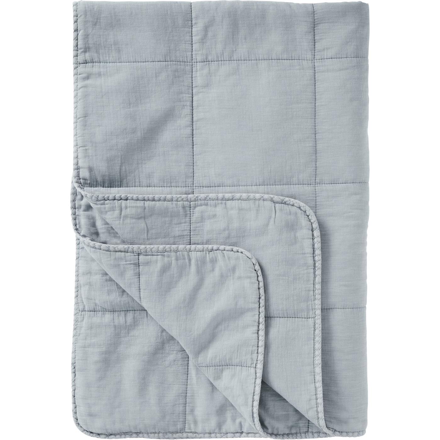 Blød bomuldsquilt i Cornflower i 130x180 cm fra butikalrum.dk