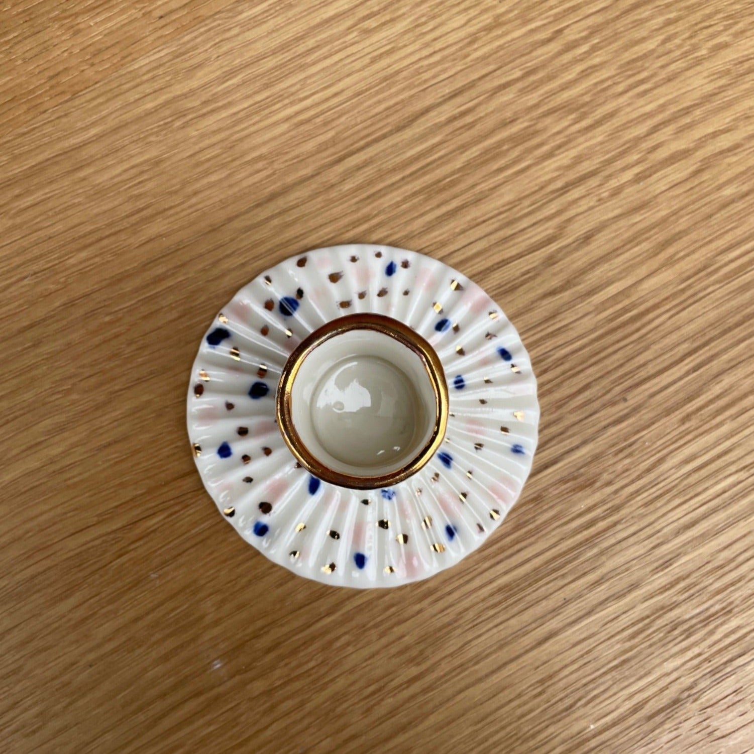 Lyserød/blå-prikker