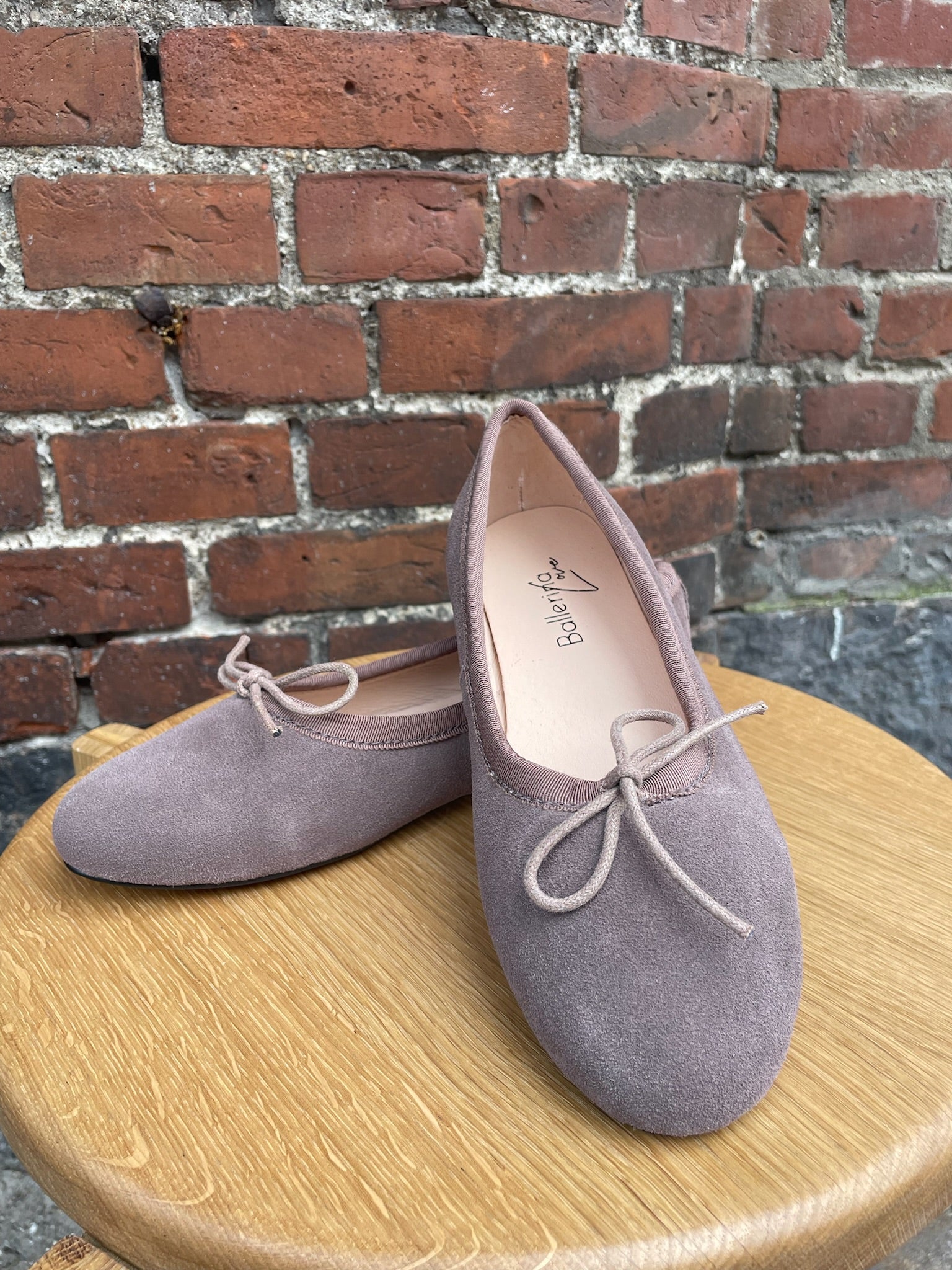 Ballerinasko | Taupe Ruskind
