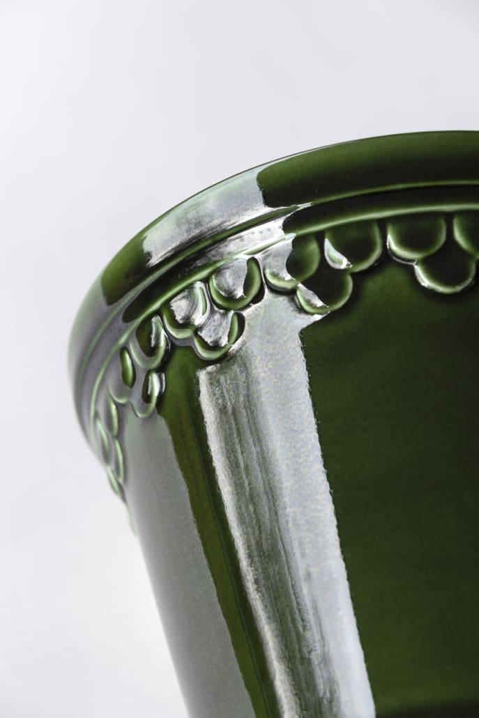 Københavner Pot i glaseret Emerald Green fra Bergs Potter – køb hos butikalrum.dk