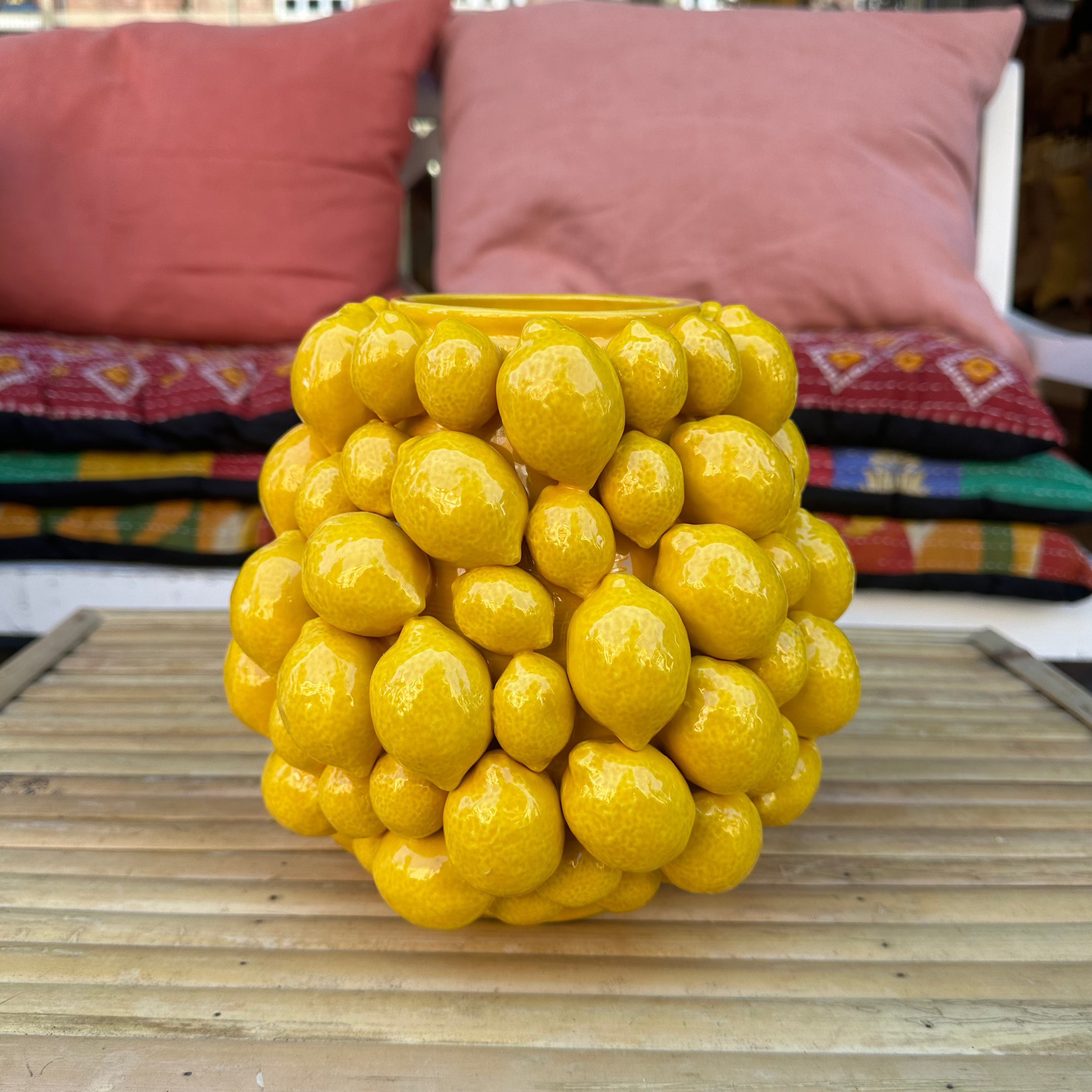 Citronvase - 21 cm.