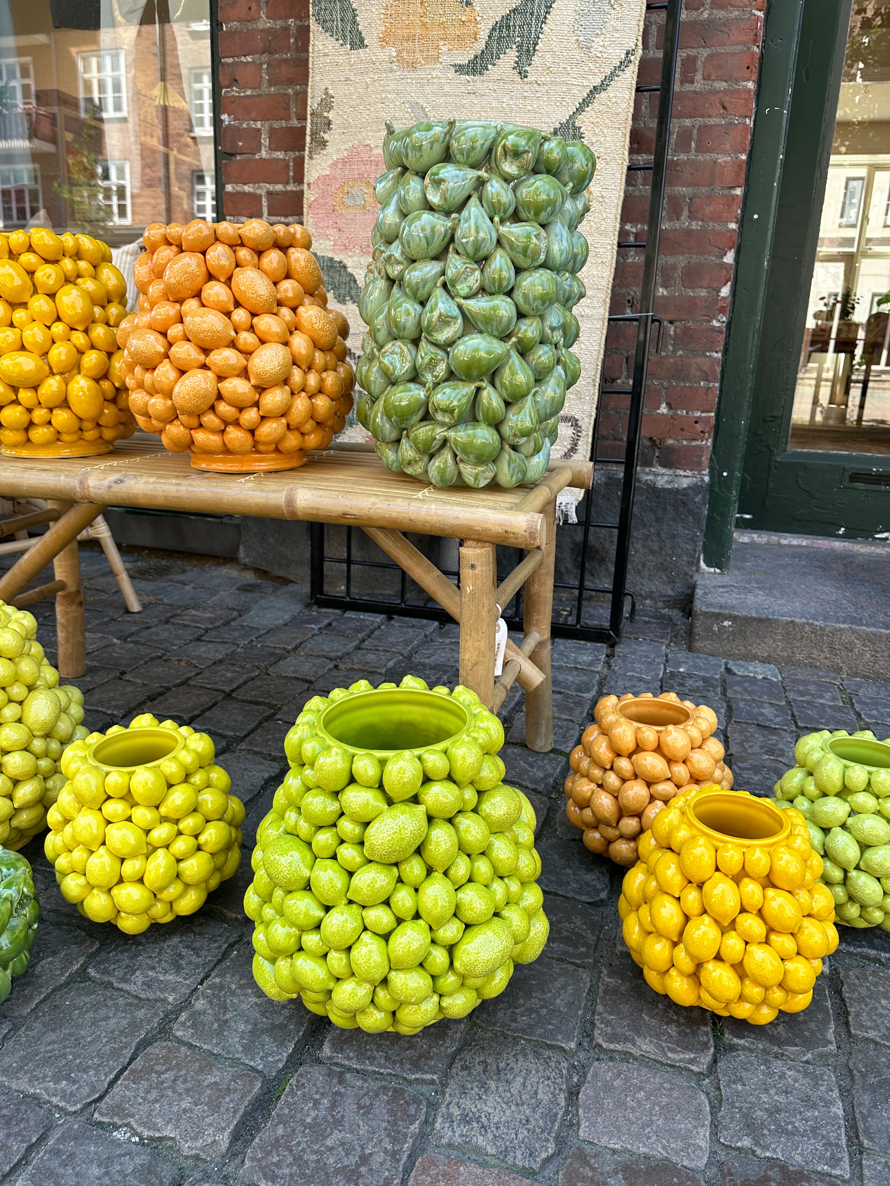 Citronvase - 30 cm. høj
