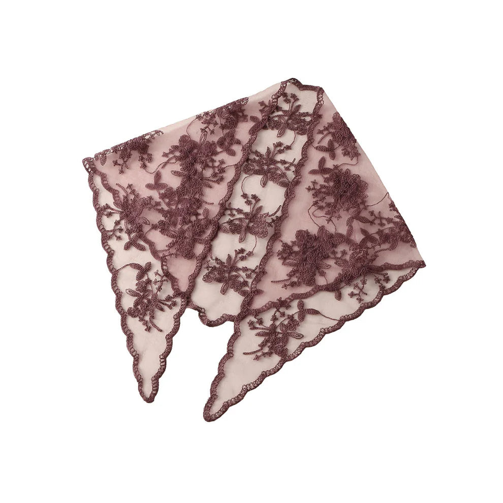 Hirse Blonde Tørklæde bordeaux – brug om hals, i hår eller om taljen, flot med denim – køb hos butikalrum.dk