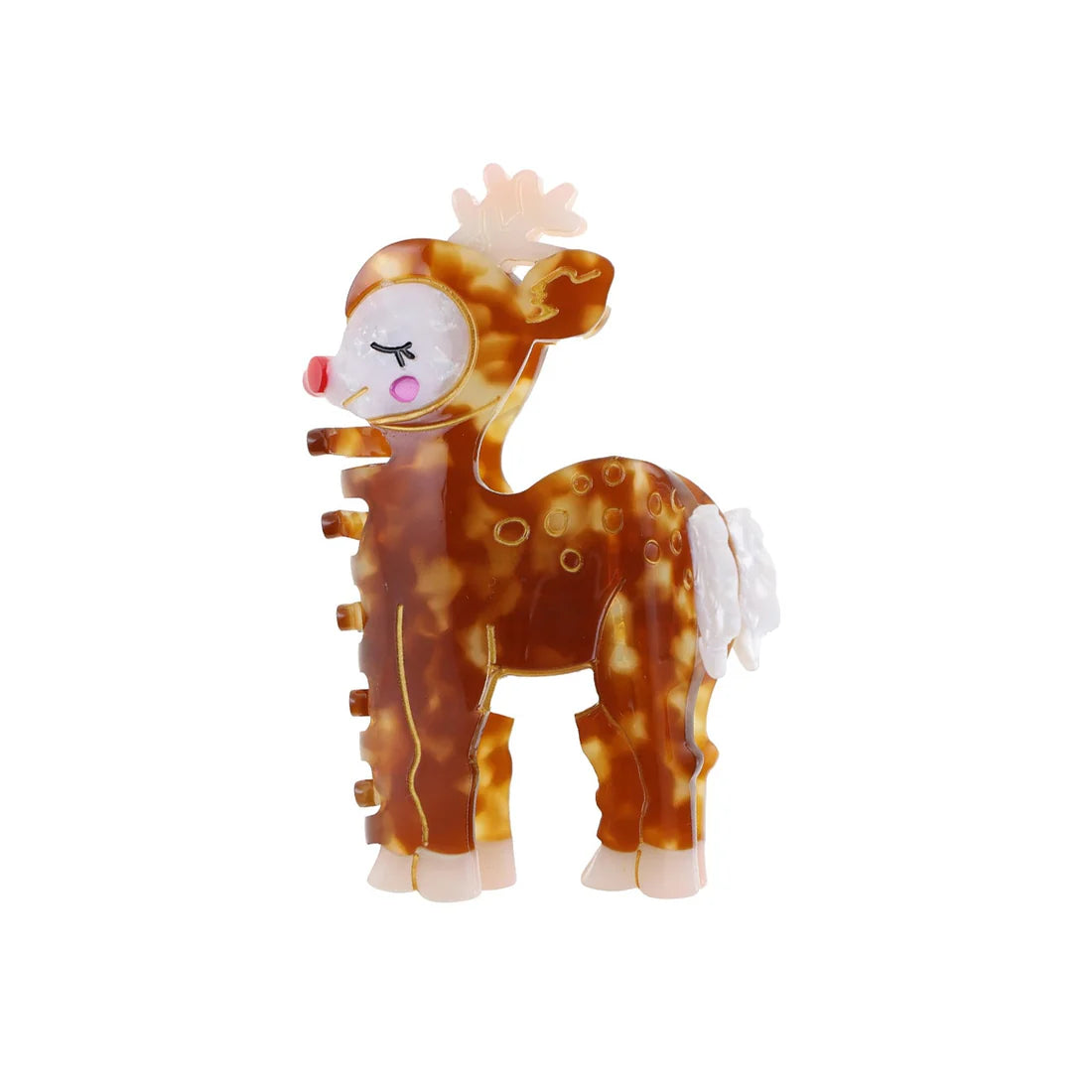 Køb brun rensdyr hårklemme hos Butikalrum.dk – sjovt og festligt hårtilbehør til både børn og voksne.