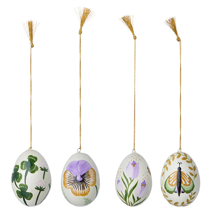 Bungalow Papier Mâché Eggs Anila Shell 7 cm – køb hos butikalrum.dk