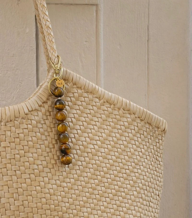 Cali Nøglering i Tiger Eye fra Soï Copenhagen – køb hos butikalrum.dk