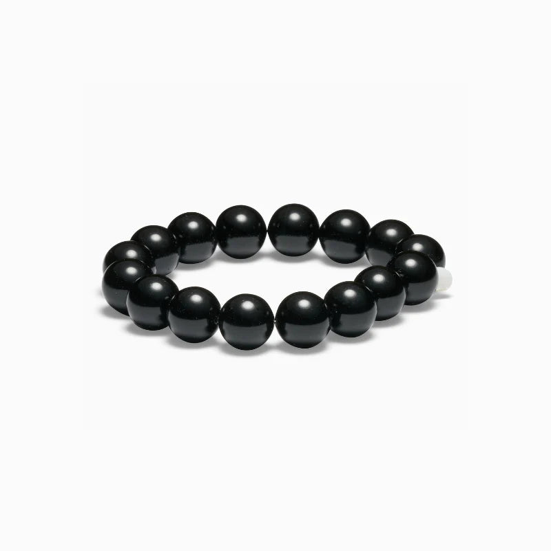 Chunky Black Onyx stretch armbånd fra Soï Copenhagen – køb hos butikalrum.dk