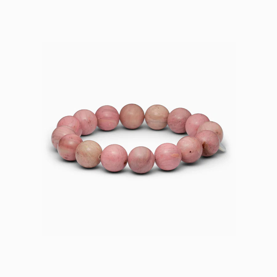 Chunky Rhodonit stretch armbånd fra Soï Copenhagen – køb hos butikalrum.dk