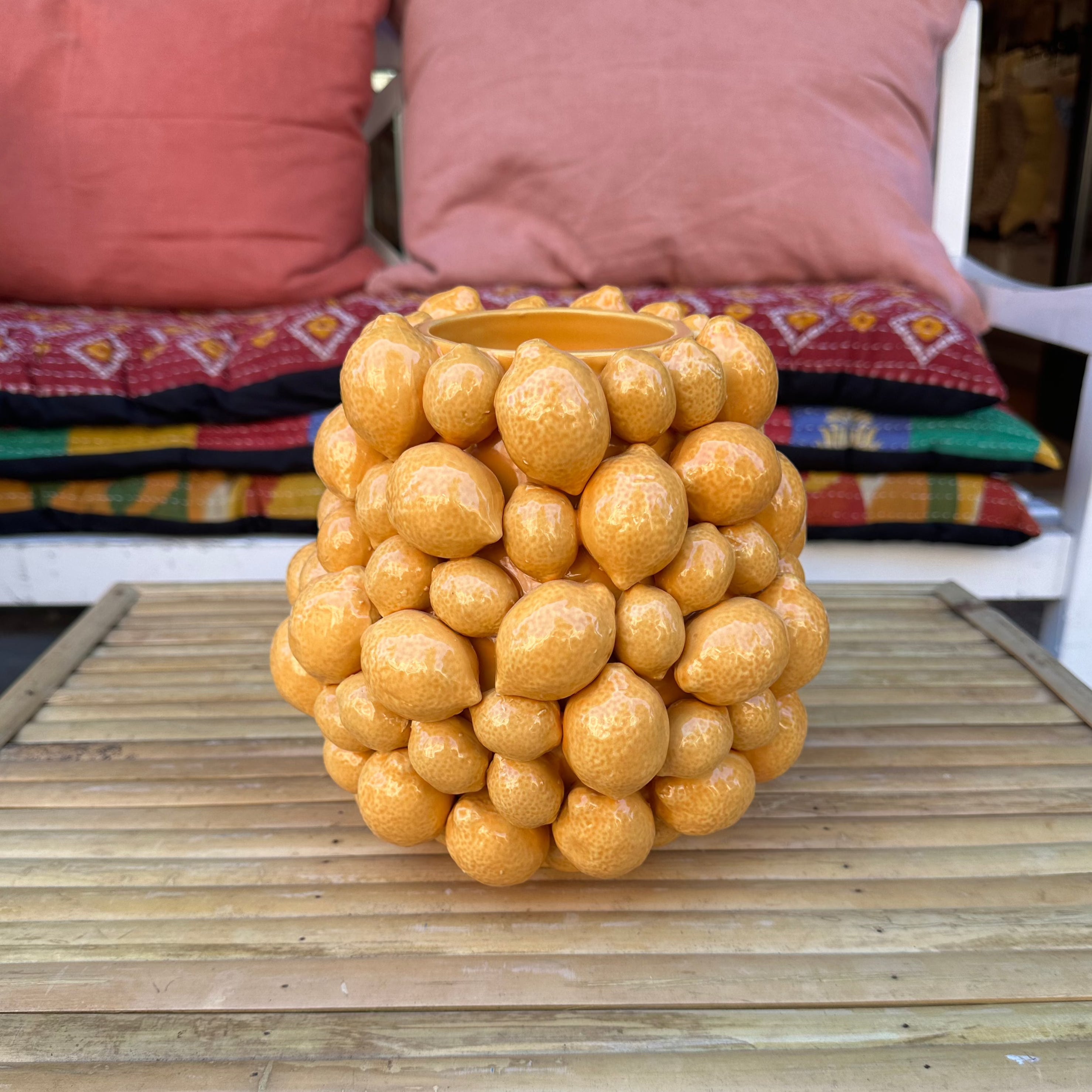 Citronvase-orange-21cm