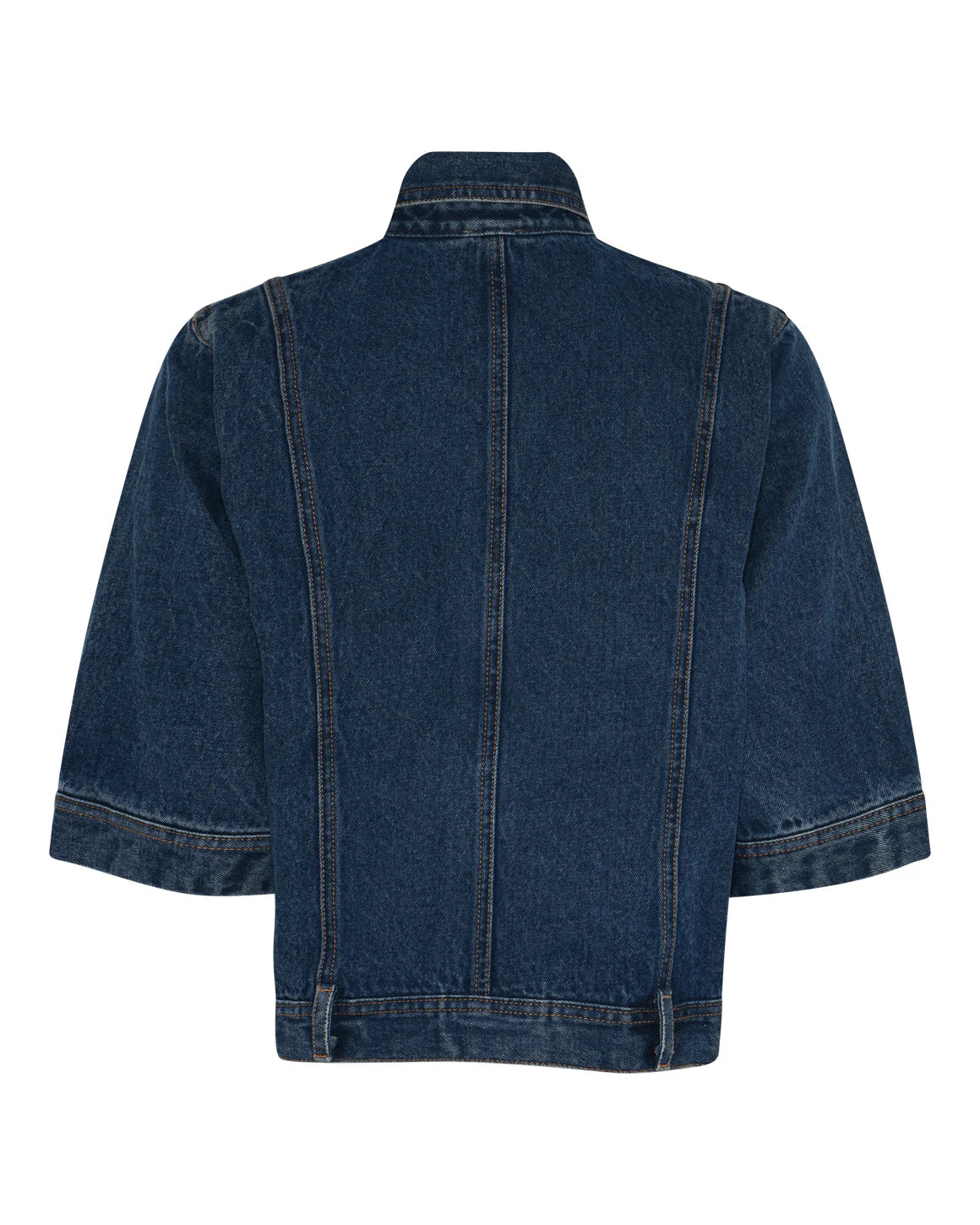 Cope Jacket i washed denim fra LA RōUGE – køb hos Butik Alrum