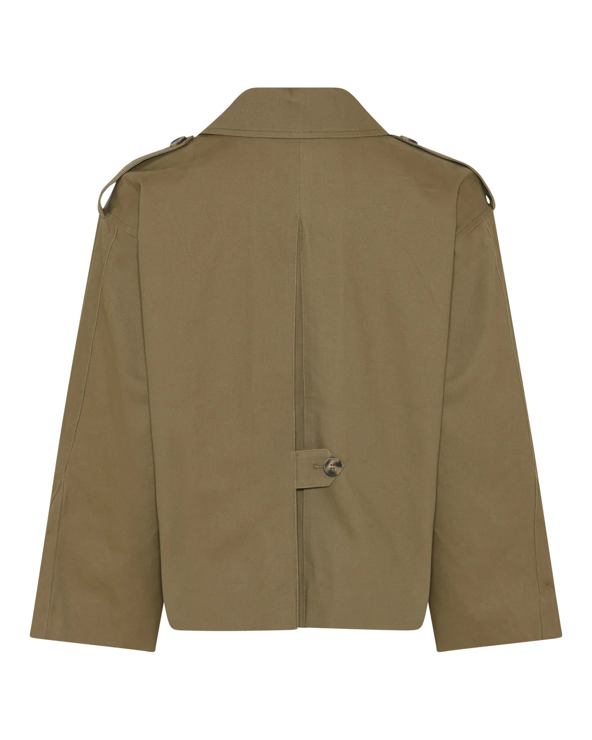 Daniella Trenchcoat – Short i Khaki fra La Rouge i 100% bomuld – køb hos butikalrum.dk.