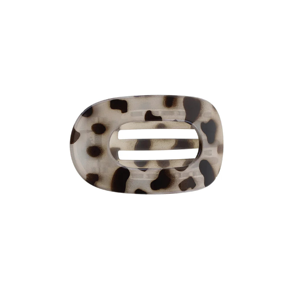 Eva hårklemme i mellem størrelse og leo taupe – komfortabel og trendy, køb hos butikalrum.dk