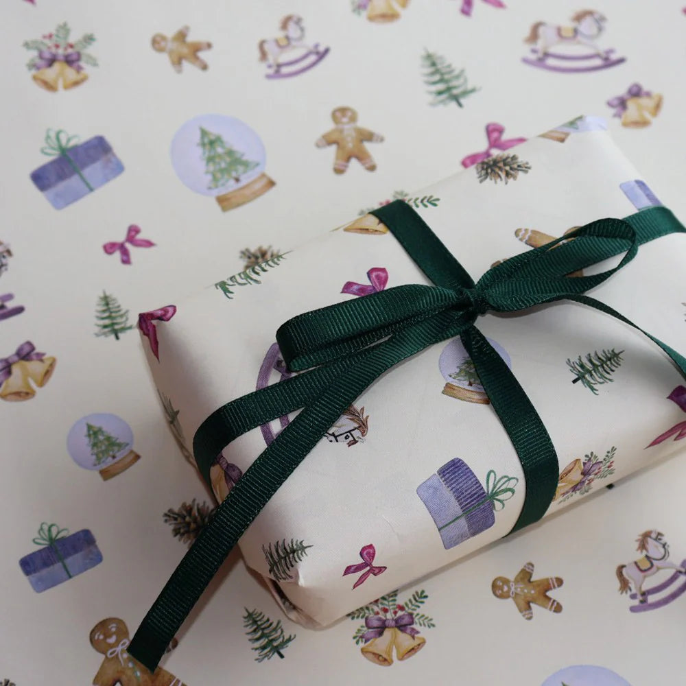 Gavepapir på rulle med Cookie-motiv af Annemette Voss Fridthjof – køb hos butikalrum.dk