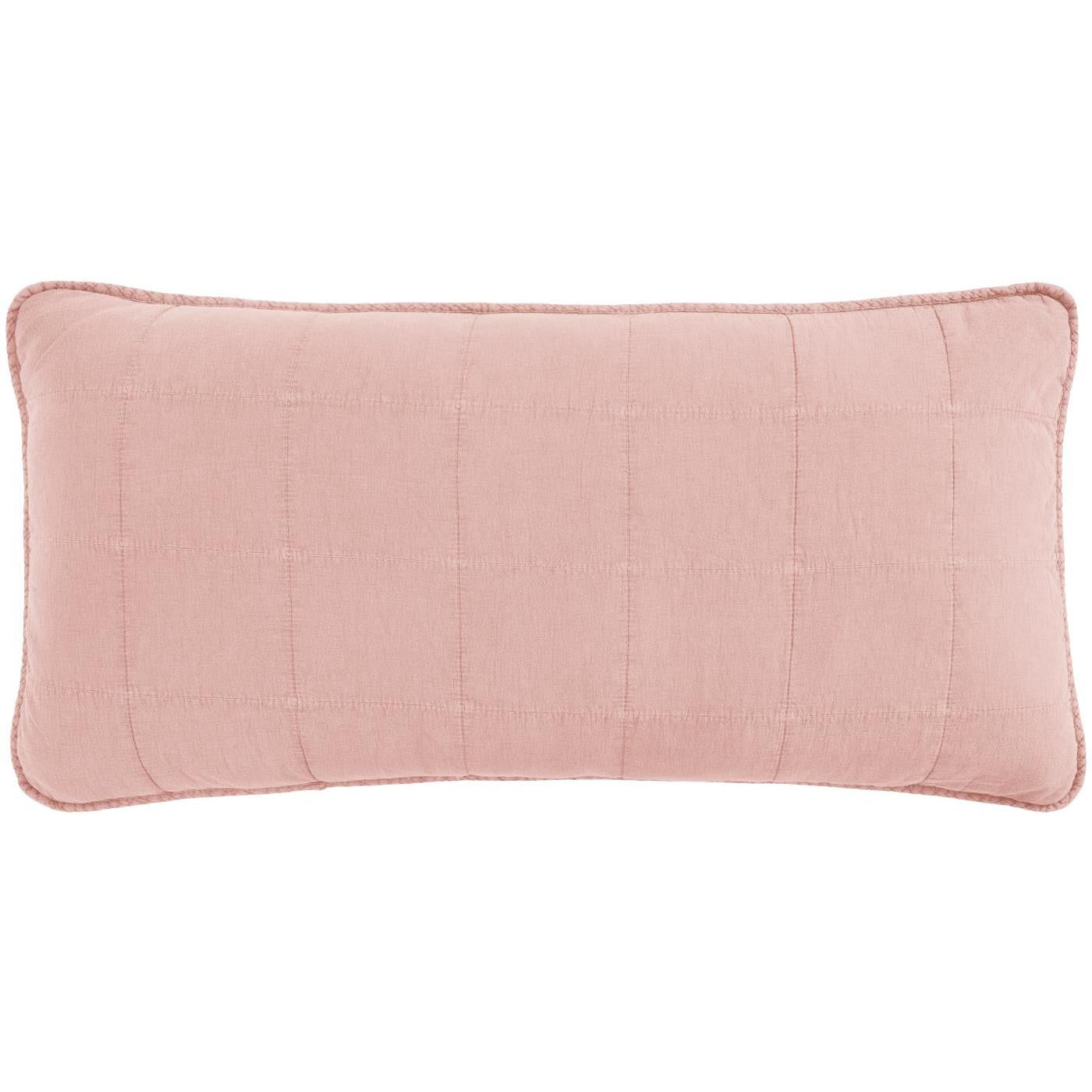 Gavlpude med quiltet pudebetræk i rose – køb hos butikalrum.dk