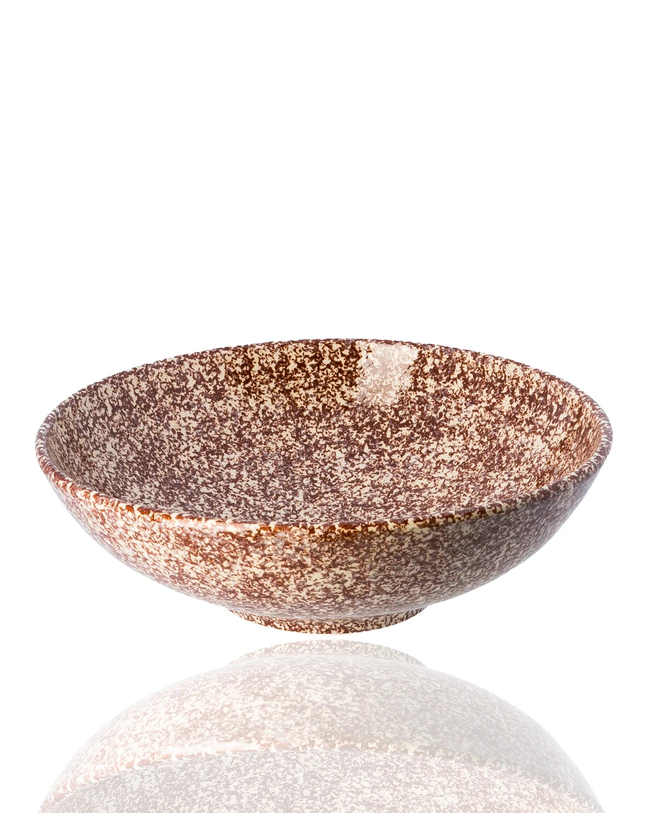 Granite Serving Bowl i rust – håndmalet keramikskål, køb hos butikalrum.dk