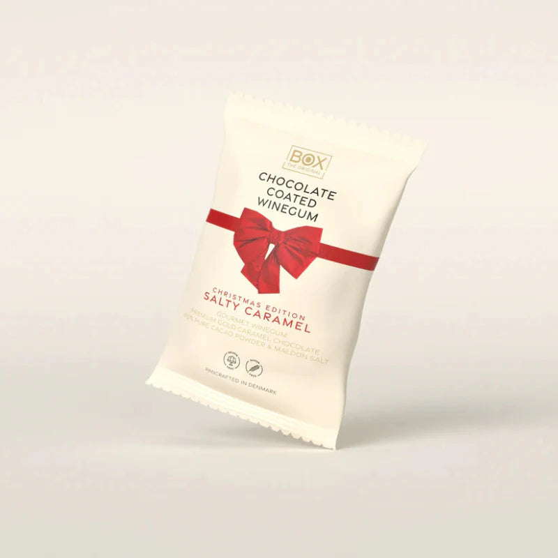 Håndlavet julekugle med mango-vingummi og dulce-karamelchokolade, køb hos butikalrum.dk