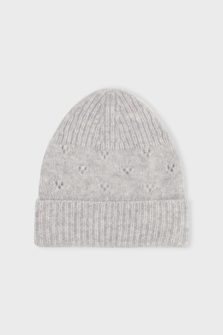 Harmonie hue i light grey fra Care By Me – blød cashmere/silke-hue, køb hos butikalrum.dk