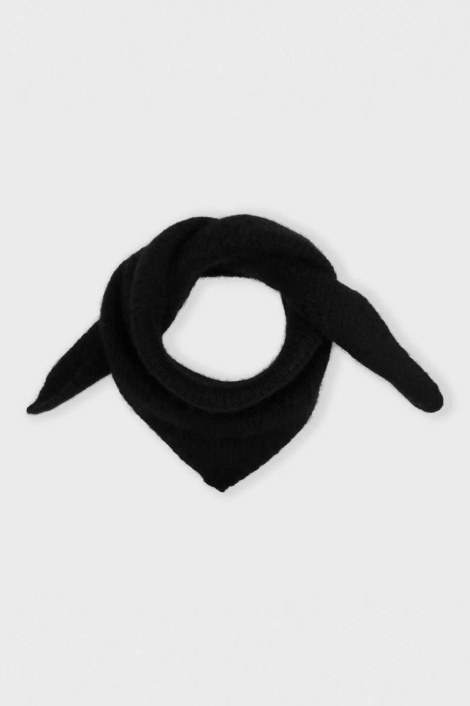 Harmonie trekantet tørklæde i light grey fra Care By Me – blødt cashmere/silke-tørklæde, køb hos butikalrum.dk