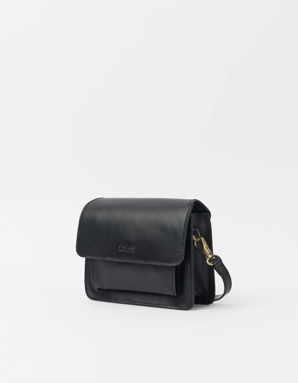 Harper Mini taske fra O My Bag i sort med to remme – køb hos butikalrum.dk.