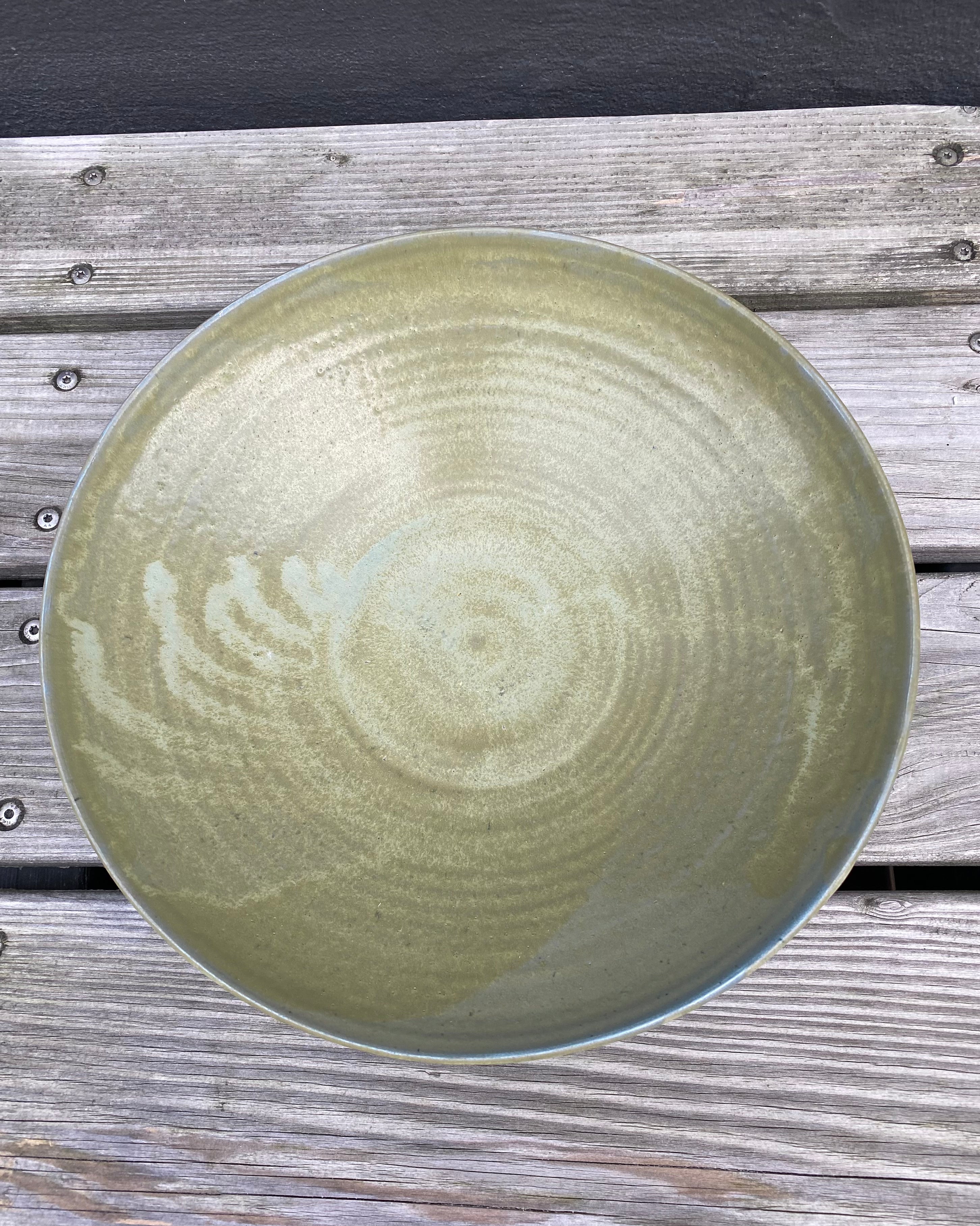 Stor skål - Muteret grøn