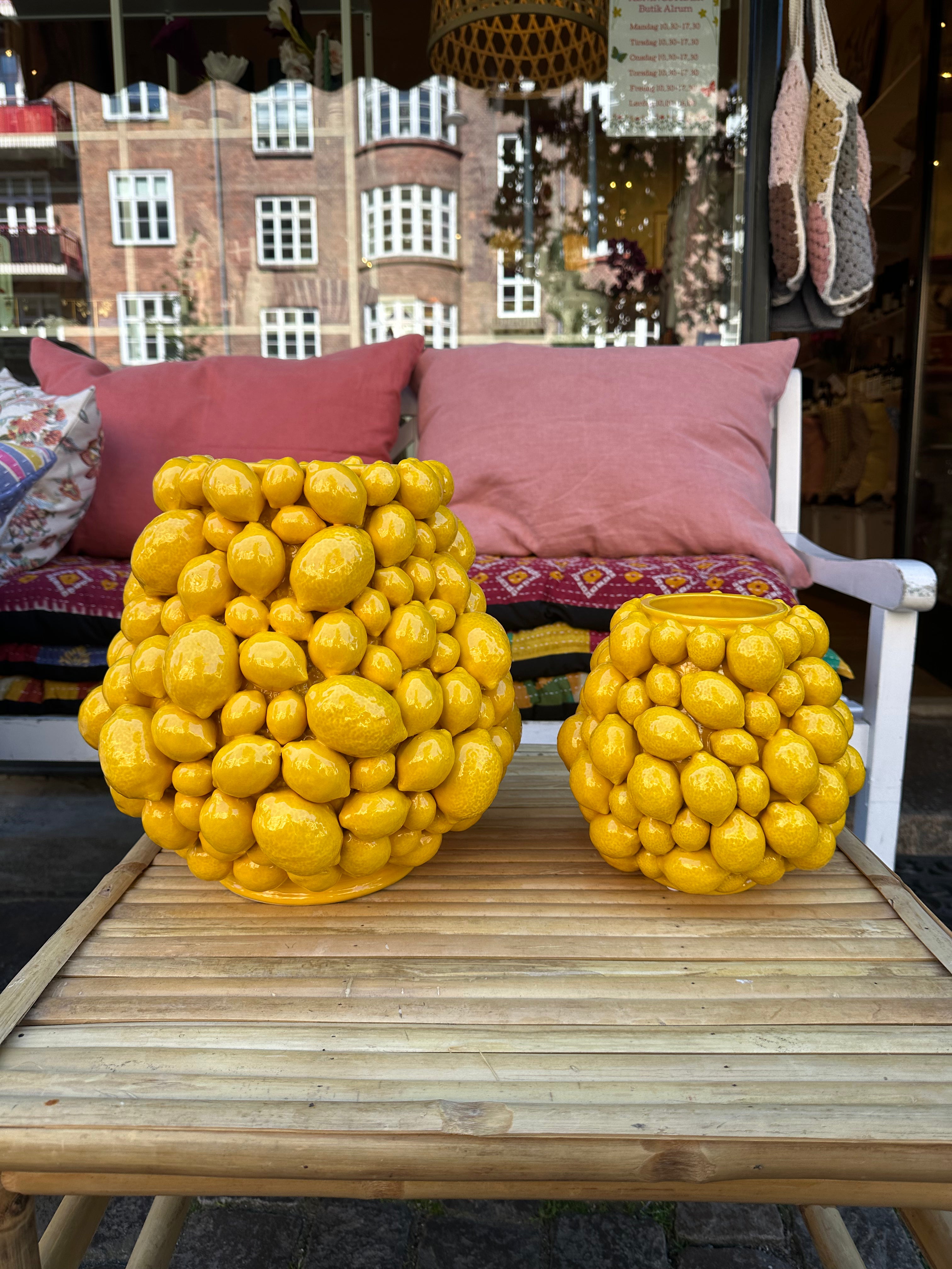Citronvase - 30 cm.