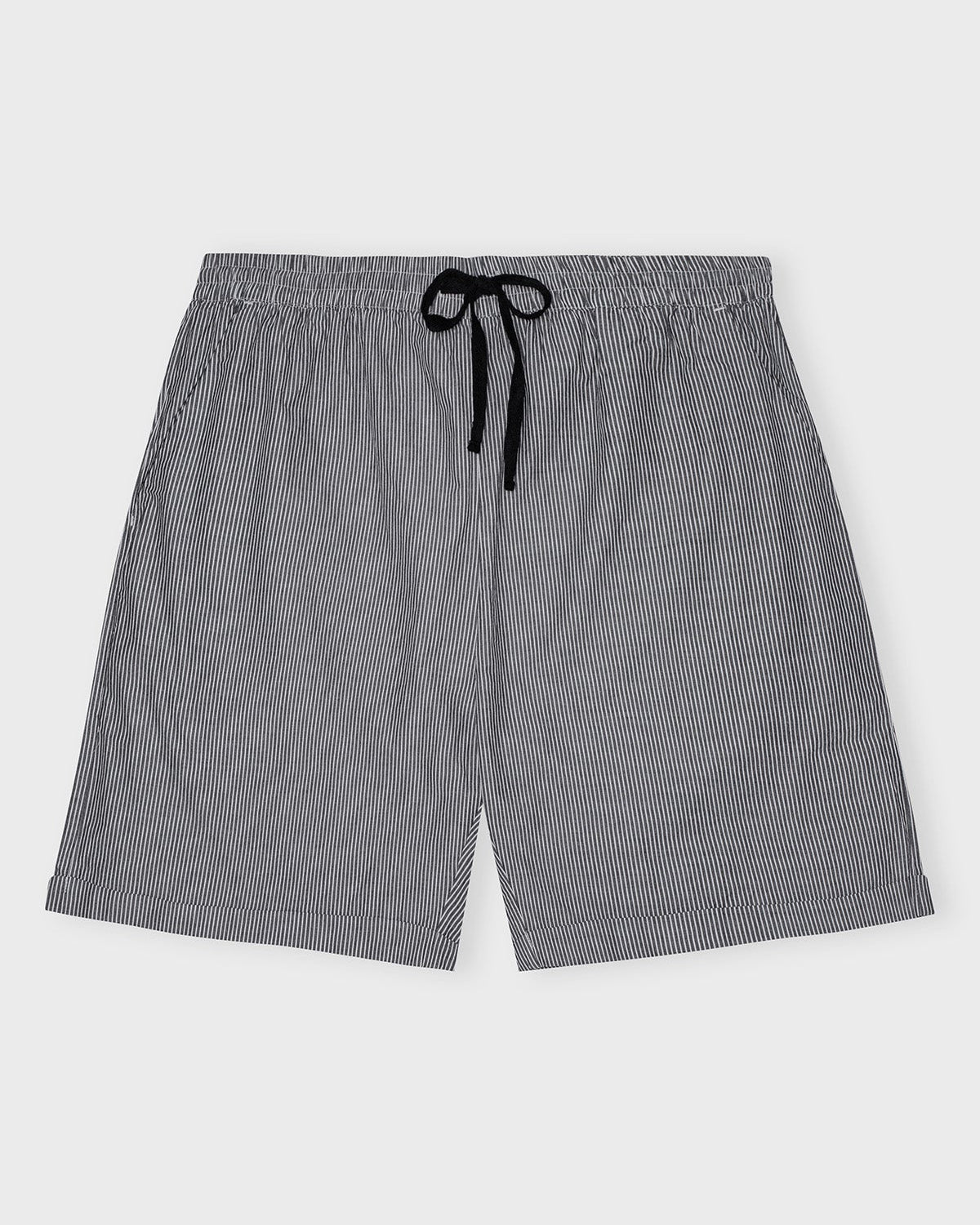 Laura Bell Shorts - Black and white stripes (S) - Butik Alrum