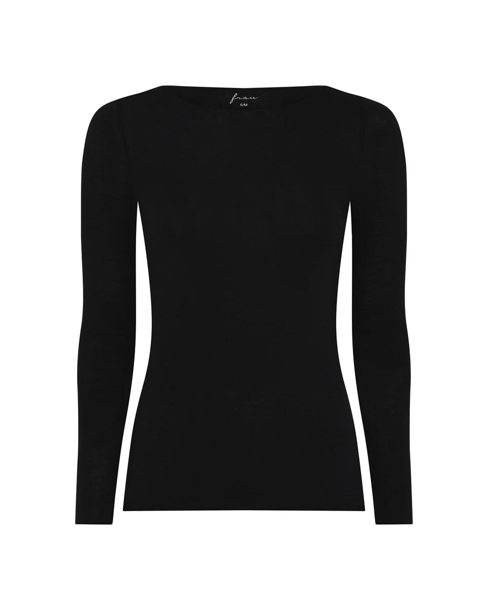 Sort Lima Top med lange ærmer fra Frau – køb hos butikalrum.dk