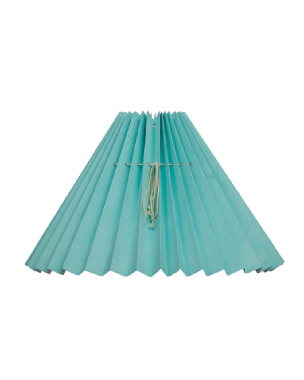Ensfarvede plisséskærm - 28 cm