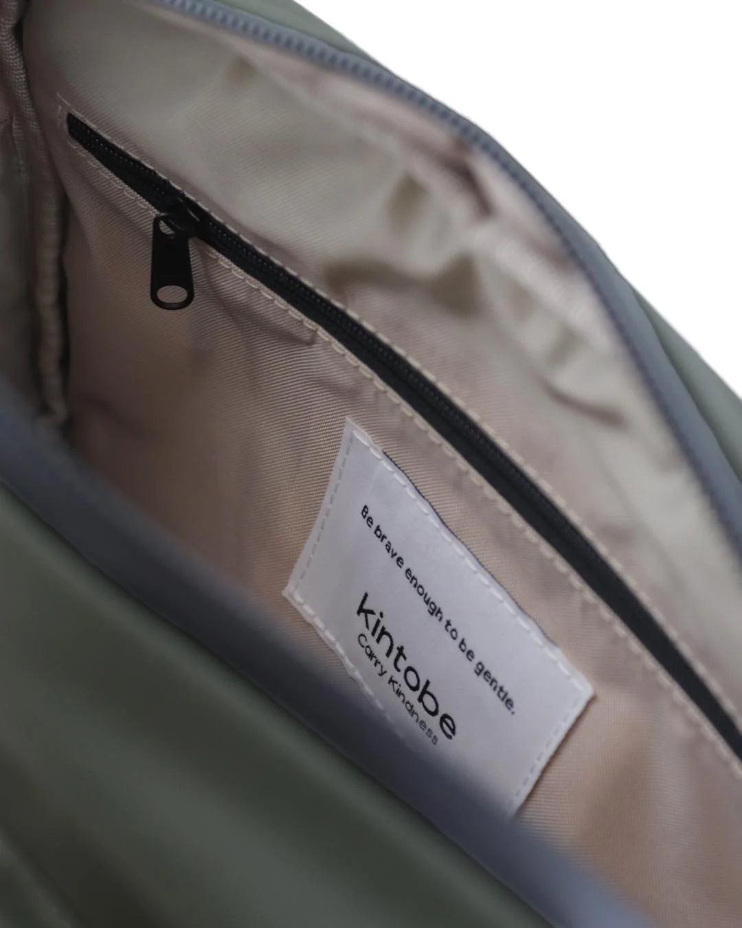 Kintobe MILES crossbody-taske i Zen Green – køb hos butikalrum.dk.