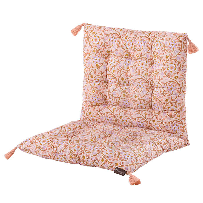 Håndlavet block print madras i bomuld – køb Roja Coral hos butikalrum.dk