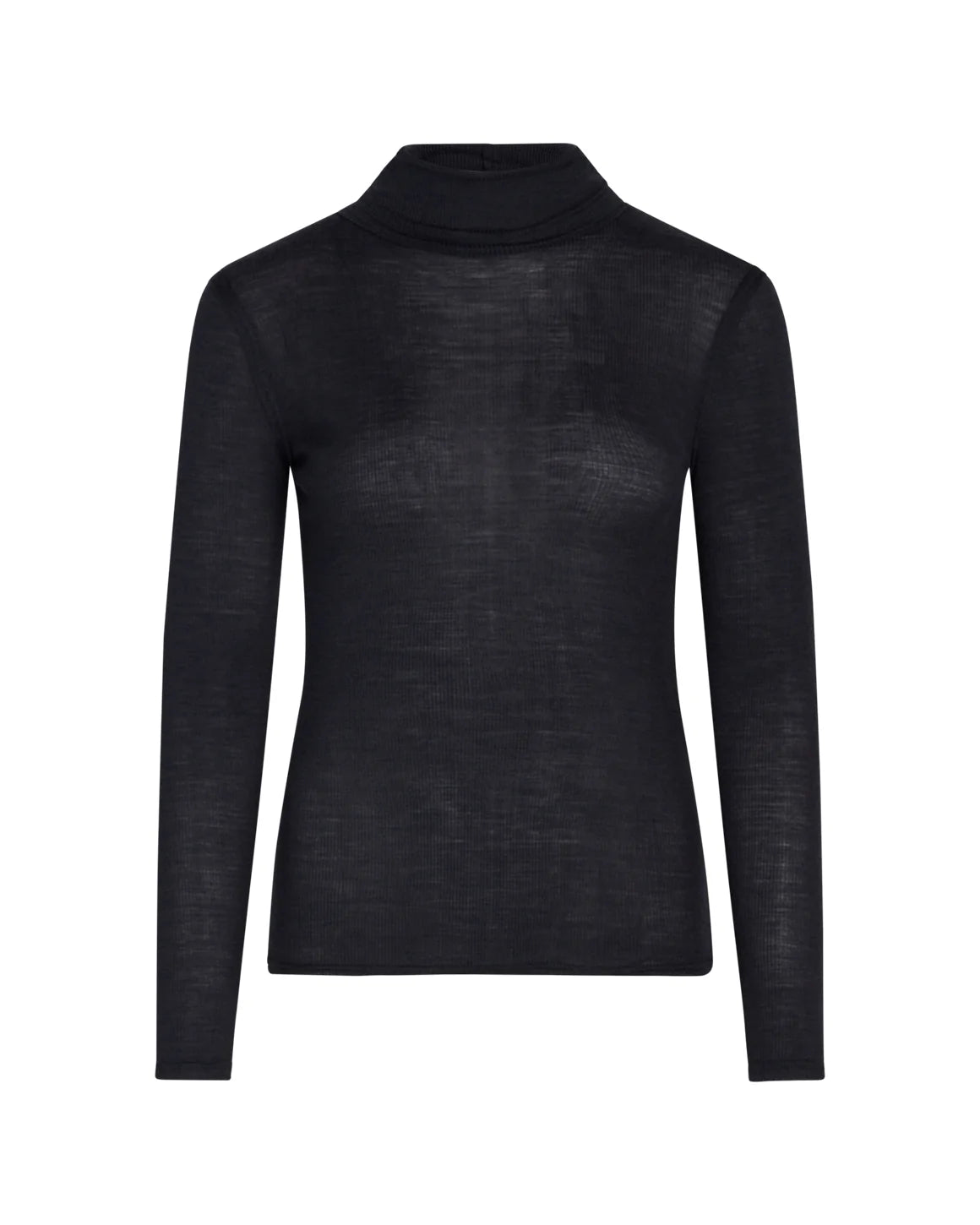 Marie Turtleneck T-shirt i merino uld og TENCEL™ – køb hos butikalrum.dk