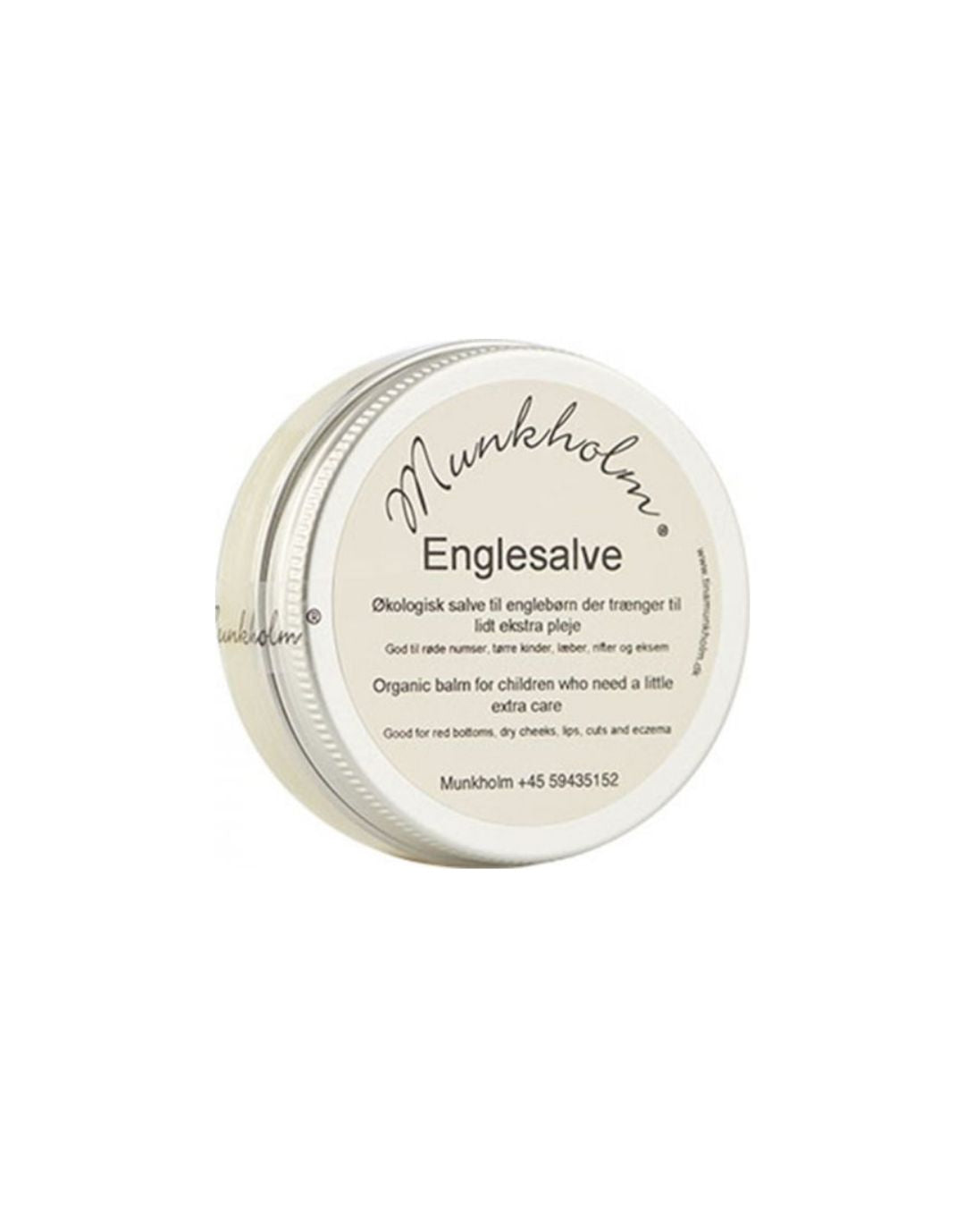 Munkholm Englesalve – plejende og beskyttende salve til tør og irriteret hud, 60 ml.