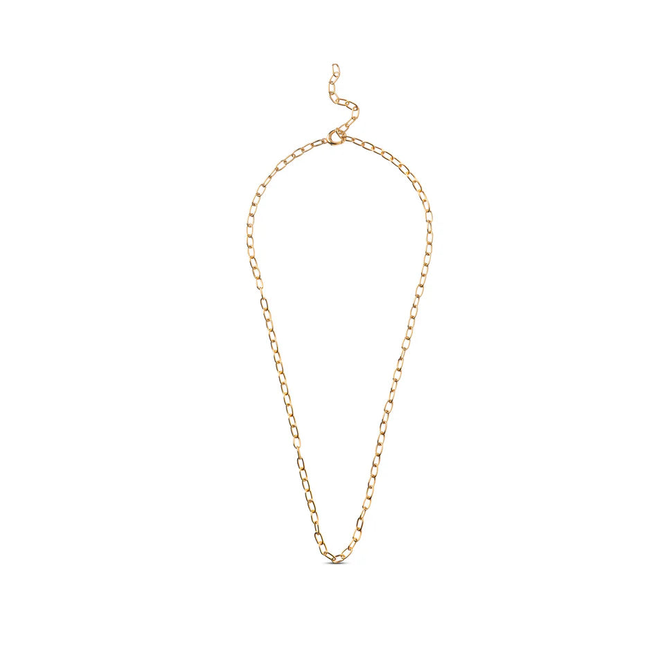 50 cm forgyldt sterling sølv halskæde til charms.