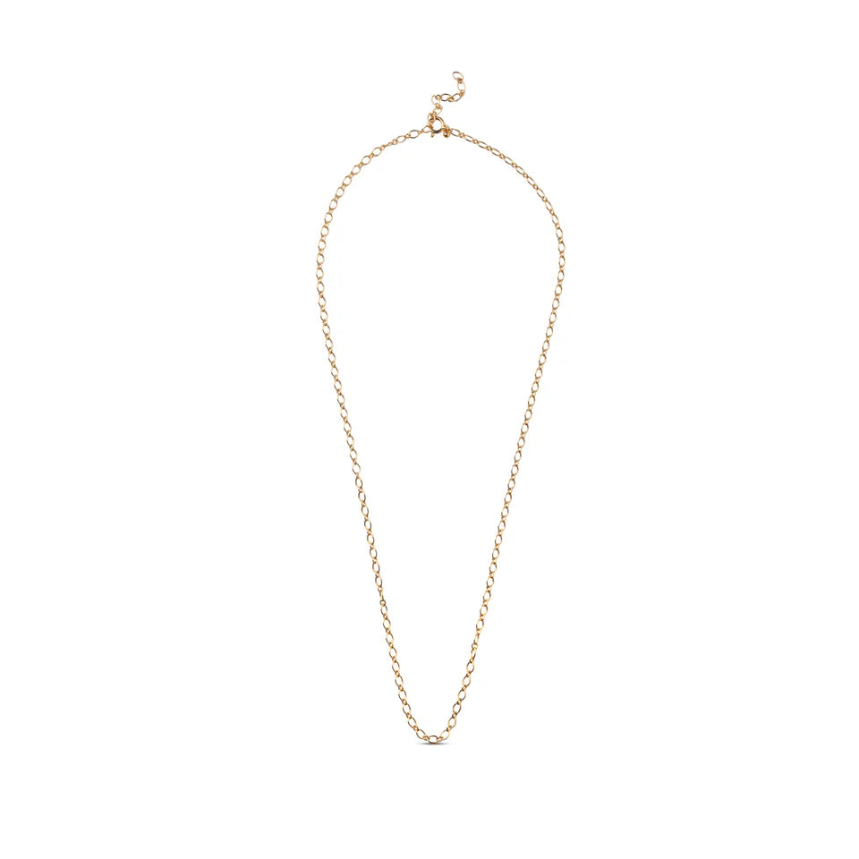 Forgyldt sterling sølv halskæde til charms.