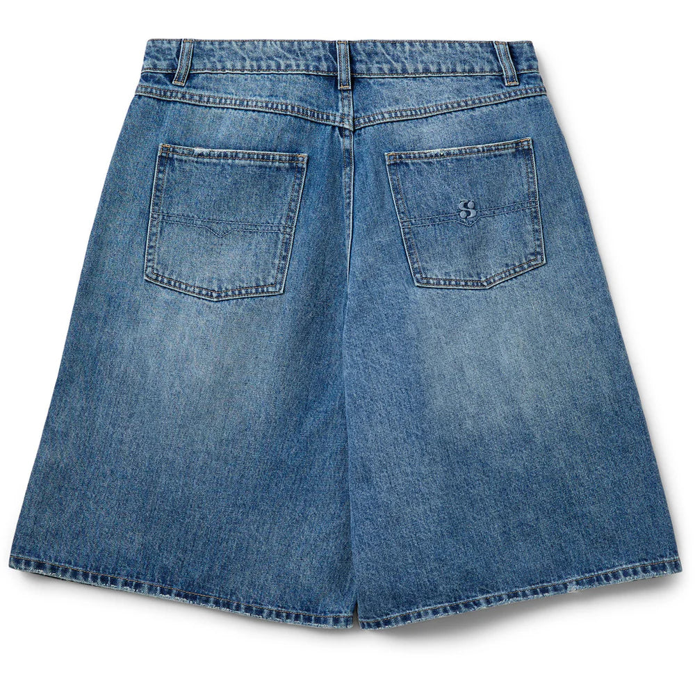 Sofie Schnoor STOKESW Oversized Shorts i blå denim – køb hos butikalrum.dk