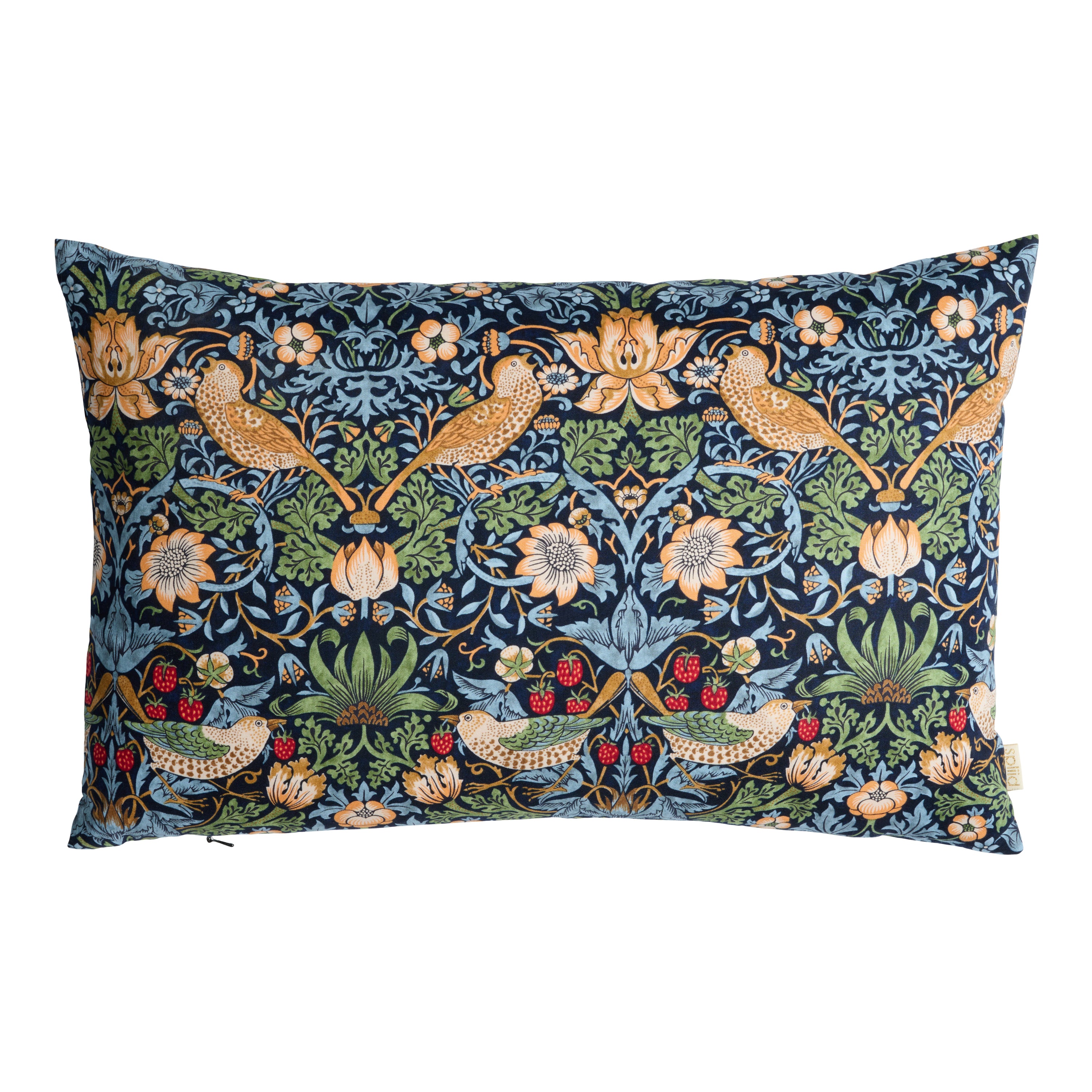 Pude - Strawberry Thief Blue 50x33