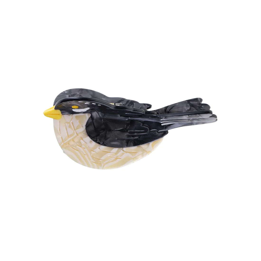 Spurv Hårklemme i sort/råhvid – køb hos butikalrum.dk