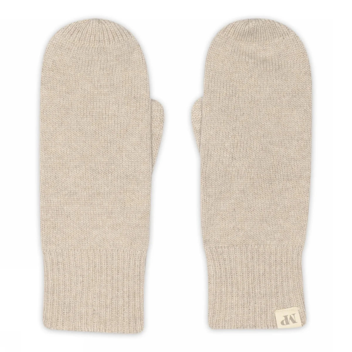 Køb strikkede vanter i merinould og cashmere fra MPwoman hos Butikalrum.dk – bløde og varme med ribstrikket kant.