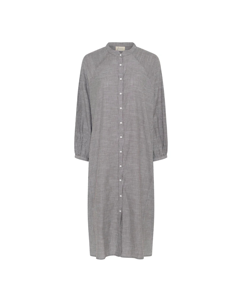 Tokyo Long Dress i Coffee Quartz Stripe fra Frau – køb hos Butik Alrum