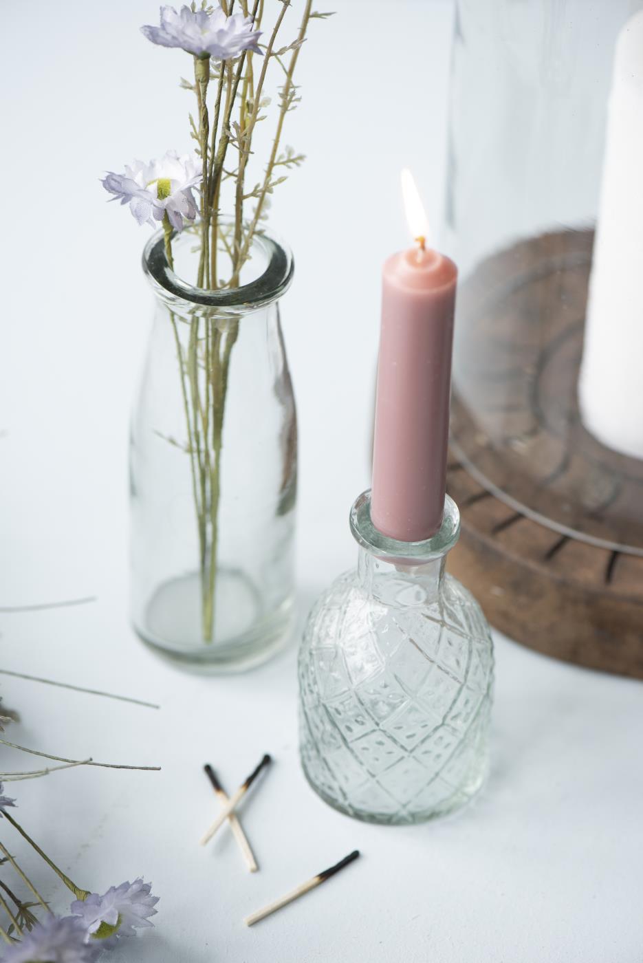 Apotekerglas til kronelys