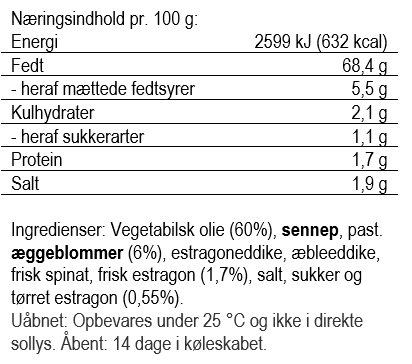 Svendborg Sennep - Estragonmayo