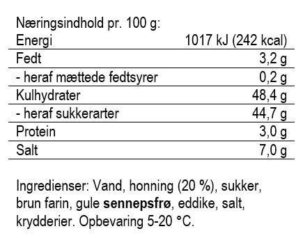 Svendborg Sennep - Honning Sennep