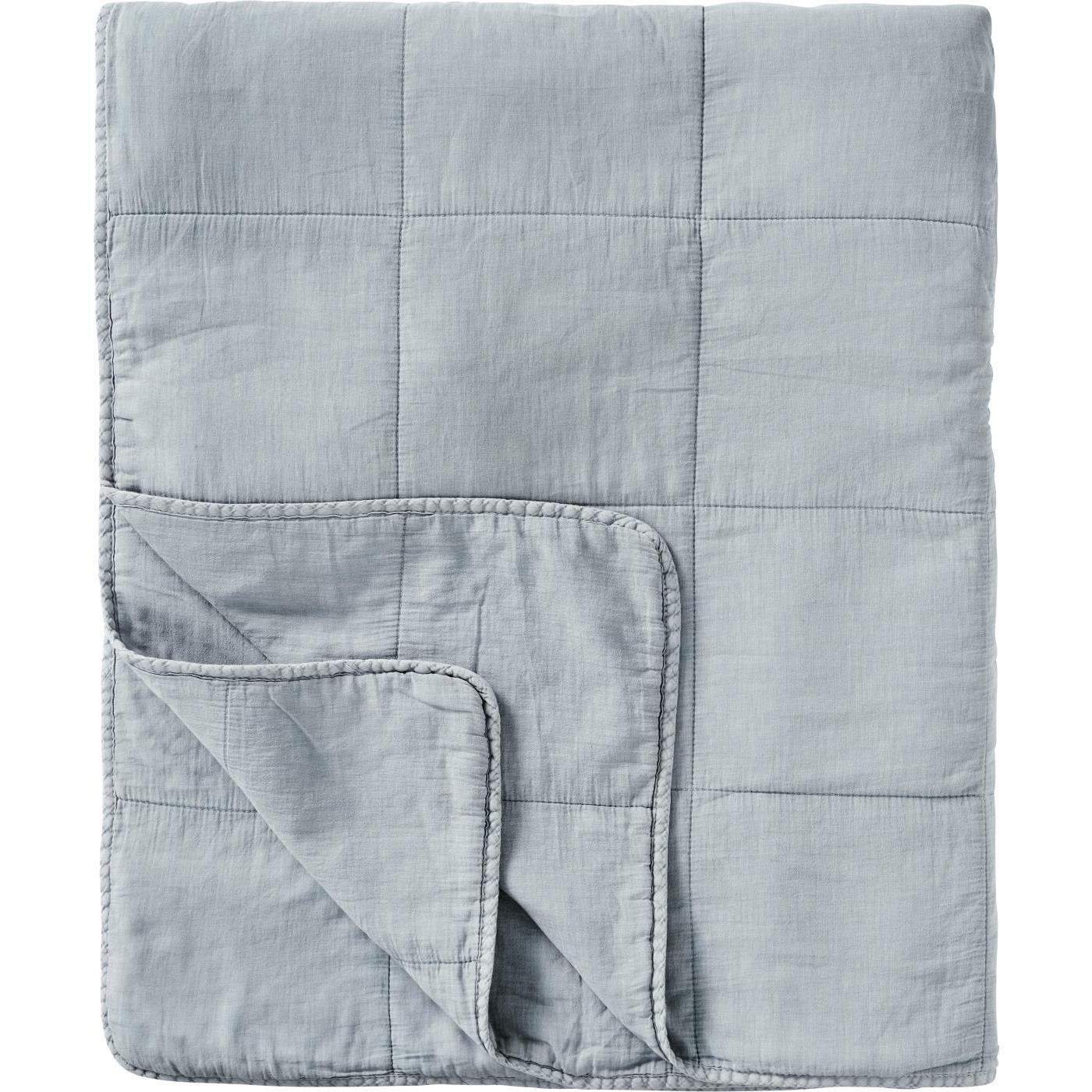 Vintage sengetæppe til dobbeltseng i cornflower – køb hos butikalrum.dk