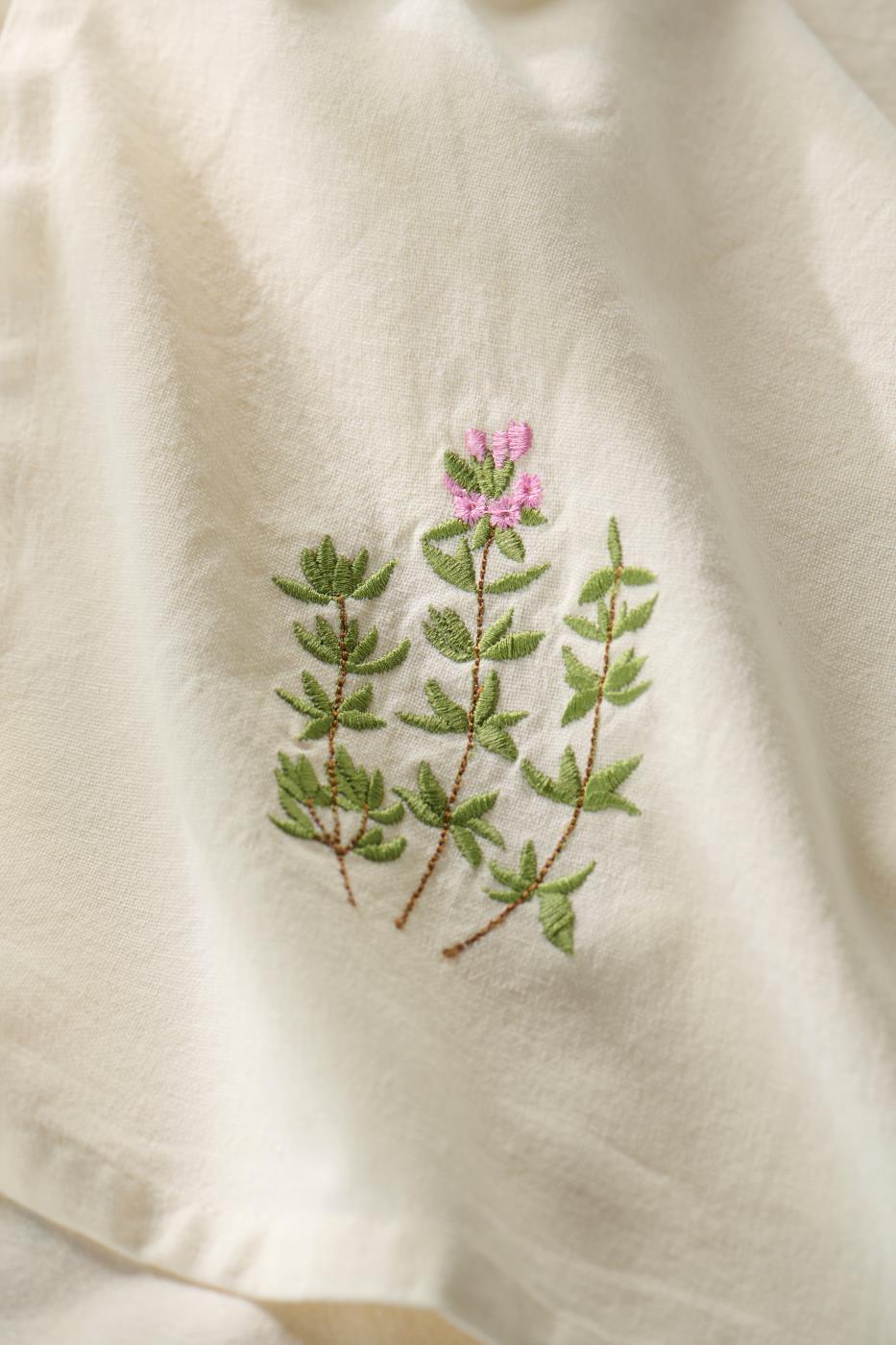 Viskestykke Summer Vibes timian butter cream – køb hos butikalrum.dk