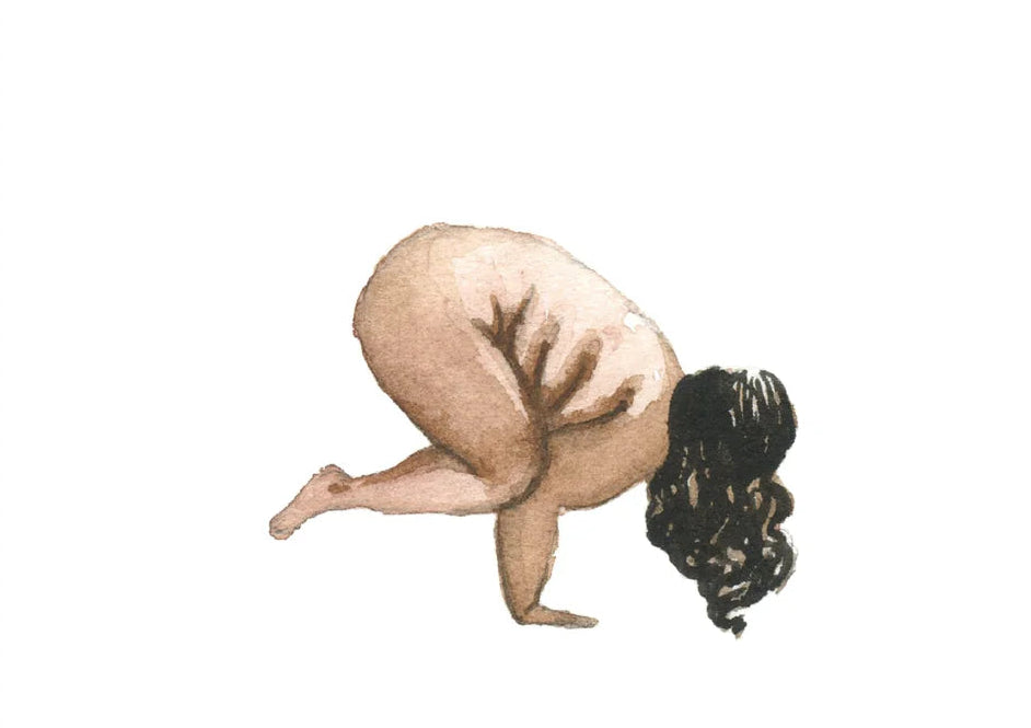 Yogaprints A4 plakat med motiv af mangfoldige yogakroppe – køb hos butikalrum.dk