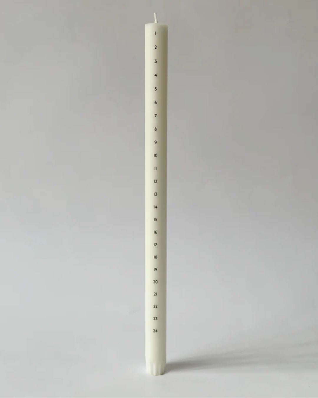 Kalenderlys Ø2,2 - Sort tekst