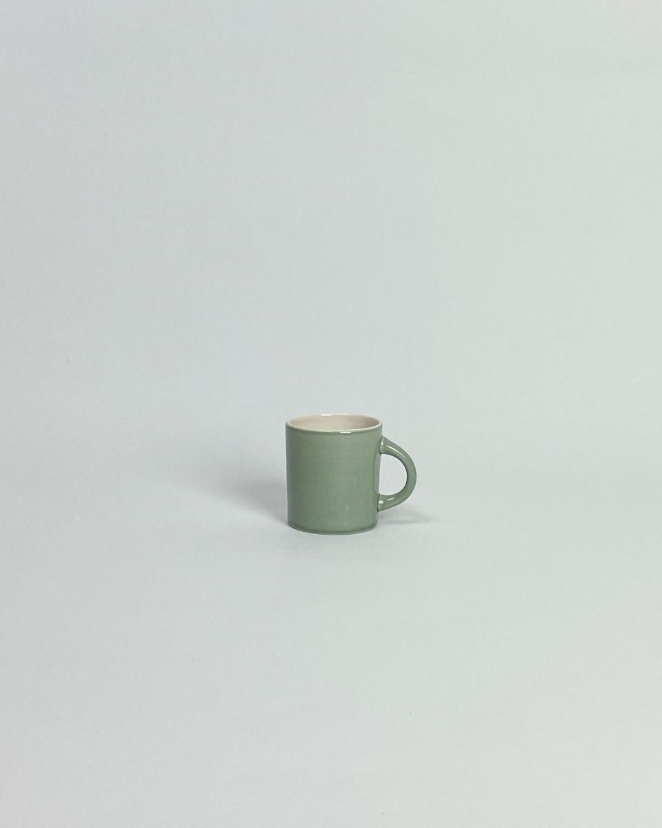 Espresso Cup Small i jade, petrol green, kiwi og mocha fra Anne Black – køb hos Butik Alrum