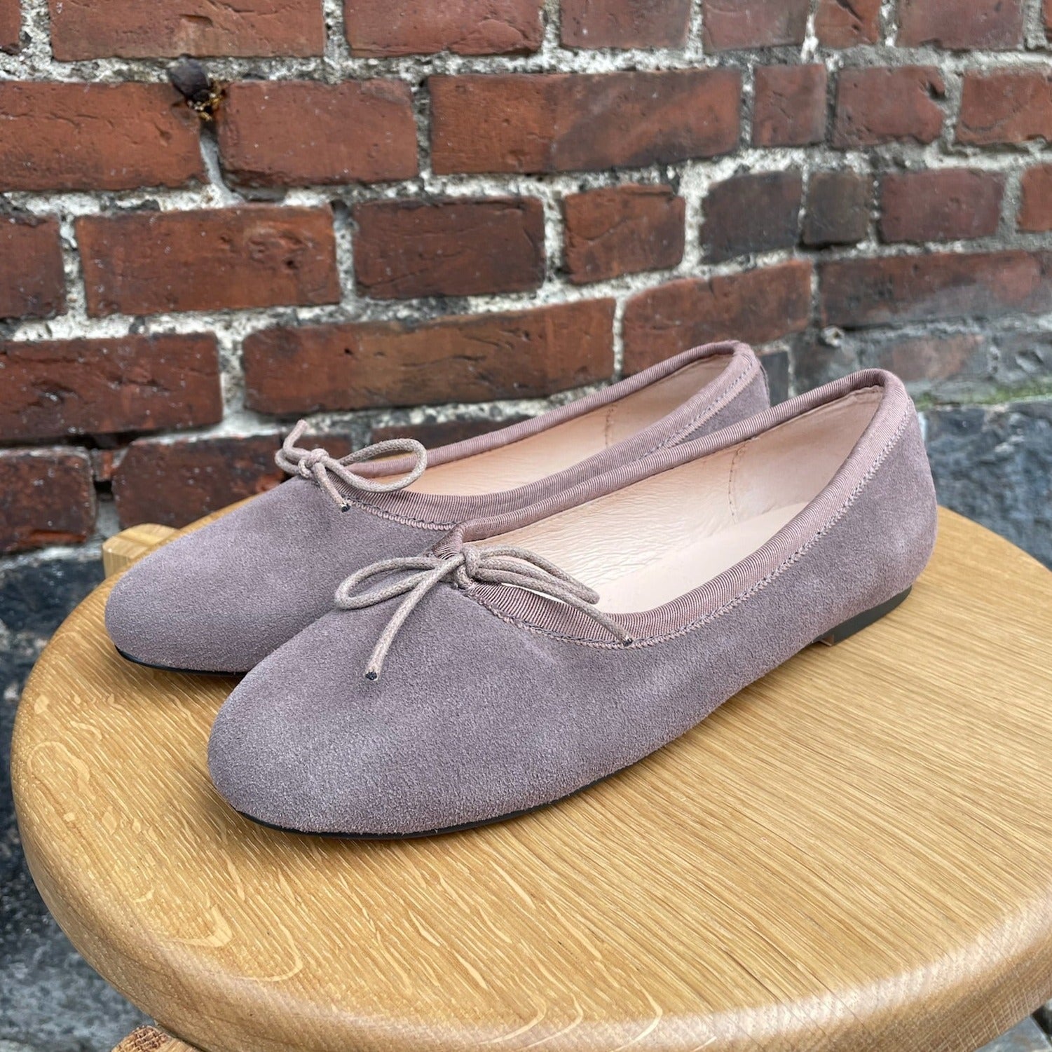 Ballerinasko | Taupe Ruskind